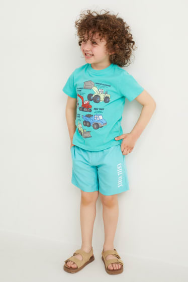 Kinderen: jongens - Korte broek - turquoise