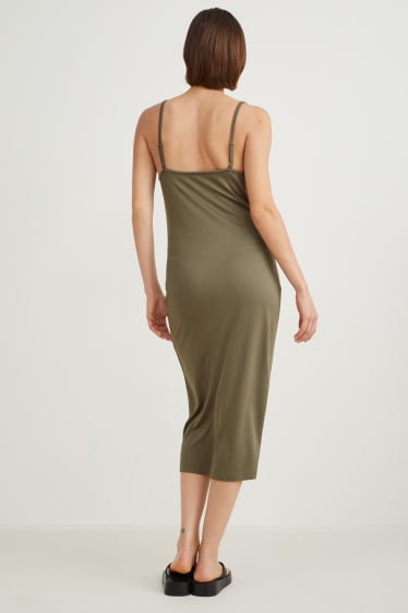 Dames - Nauwsluitende jurk - groen