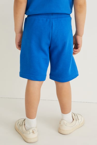 Kinderen - Sweatshorts - donkerblauw