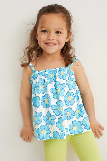 Enfants filles - Lot de 2 - tops - vert clair