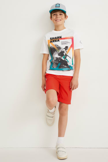 Kinder Jungen - Shorts - orange