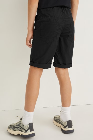 Kinder - Shorts - schwarz