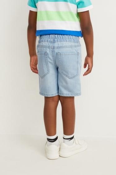 Children - Denim shorts - denim-light blue