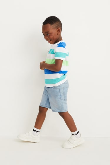 Enfants garçons - Short en jean - jean bleu clair