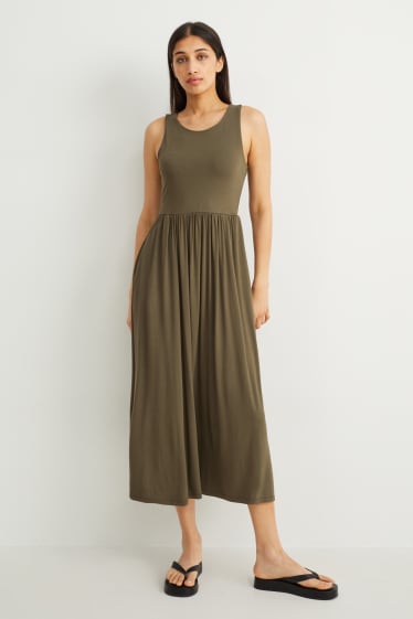 Dona - Vestit - verd fosc