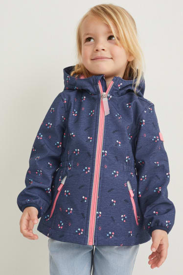 Nena - Jaqueta softshell amb caputxa - blau fosc