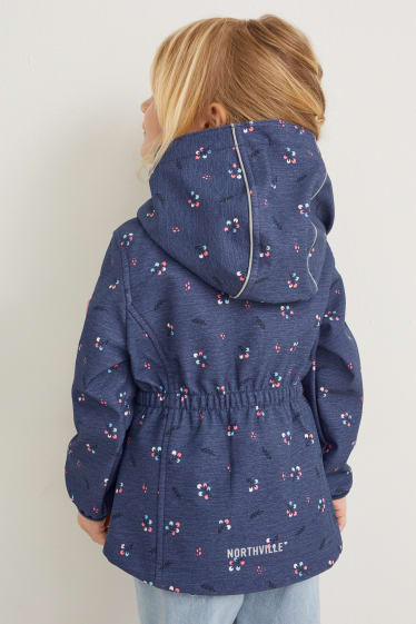 Nena - Jaqueta softshell amb caputxa - blau fosc