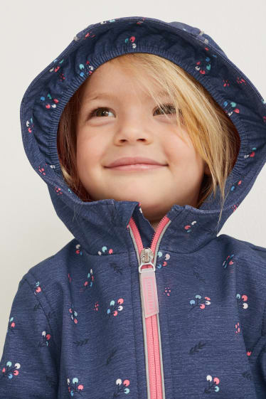 Nena - Jaqueta softshell amb caputxa - blau fosc