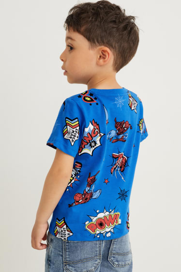 Kinder - Spider-Man - Kurzarmshirt - dunkelblau