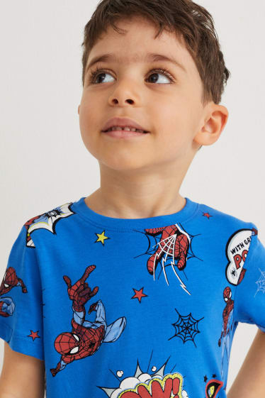 Kinder - Spider-Man - Kurzarmshirt - dunkelblau