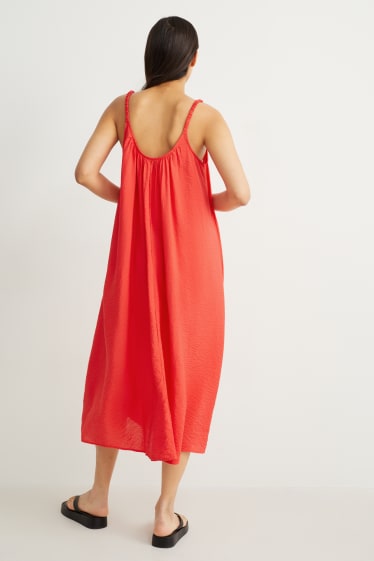 Damen - Kleid - rot