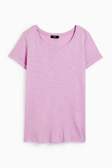 Donna - T-shirt basic - viola chiaro