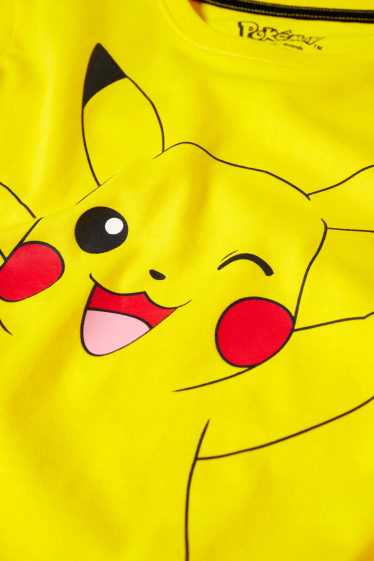 Bambini - Confezione da 5 - Pokémon - 2 t-shirt e 3 top - giallo