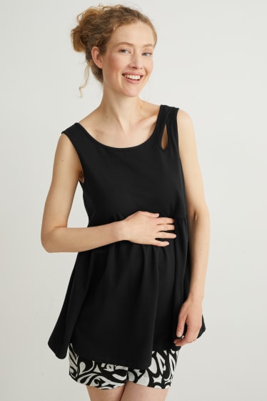 Women - Maternity top - black