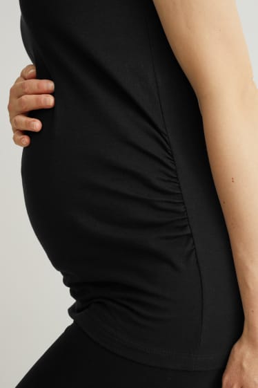 Damen - Multipack 2er - Umstandstop - schwarz
