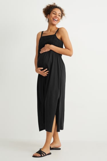 Dames - Zwangerschapsjurk - zwart