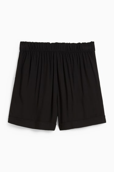 Femmes - Short - high waist - noir