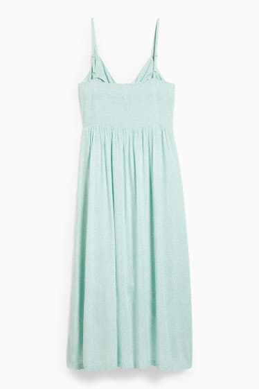 Femmes - Robe fit & flare - à motif - vert menthe