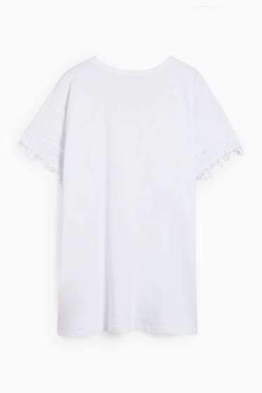Damen - T-Shirt - weiß