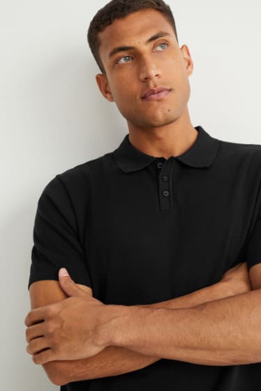 Hommes - Polo - noir