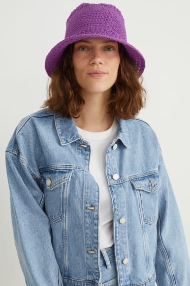 Femmes - Chapeau - violet