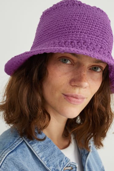 Donna - Cappello - viola