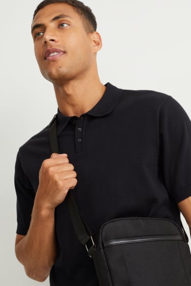Men - Shoulder bag - black