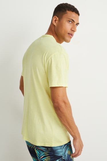 Hombre - Camiseta - amarillo