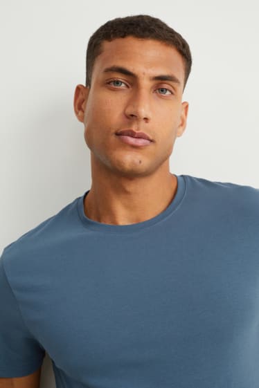 Hommes - T-shirt - Flex - bleu foncé