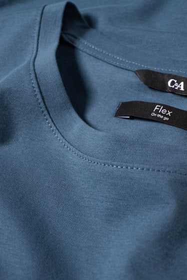 Hommes - T-shirt - Flex - bleu foncé