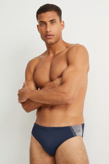 Hommes - Maillot de bain - LYCRA® - bleu foncé