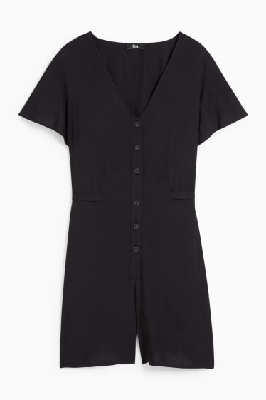 Damen - Playsuit - schwarz