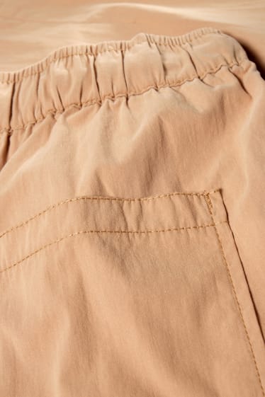 Donna - Pantaloni - vita alta - boyfriend - beige