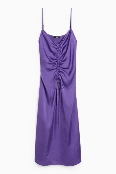 Women - A-line dress - purple