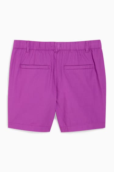 Dona - Pantalons curts - high waist - violeta