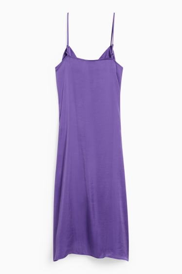 Kobiety - Sukienka o linii A - purpurowy