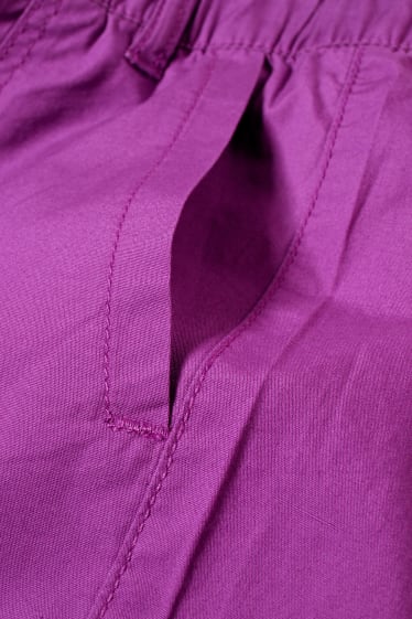 Dona - Pantalons curts - high waist - violeta
