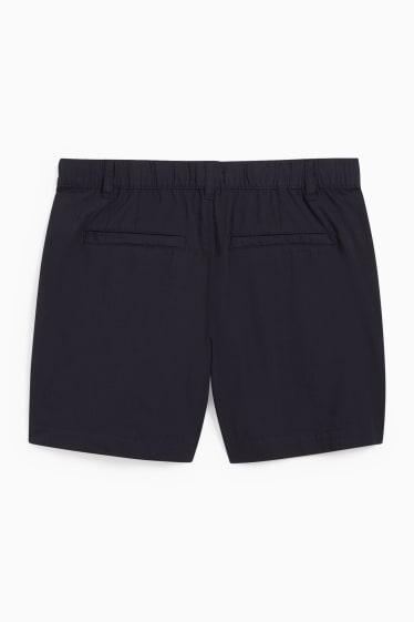 Donna - Shorts - vita alta - blu scuro