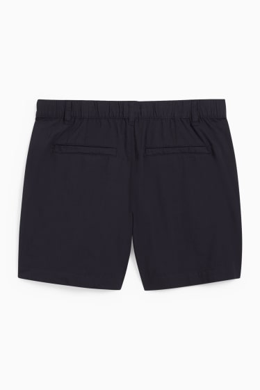 Mujer - Shorts - high waist - azul oscuro