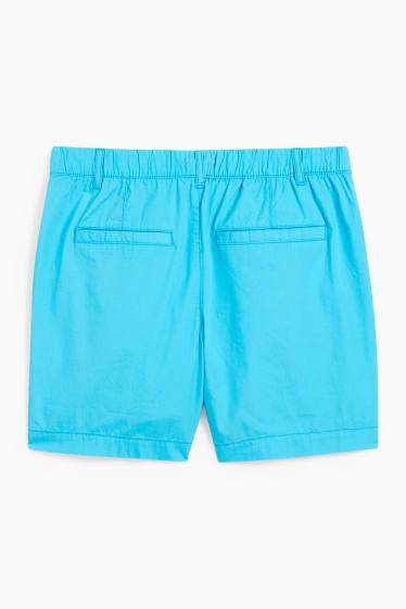 Mujer - Shorts - high waist - azul