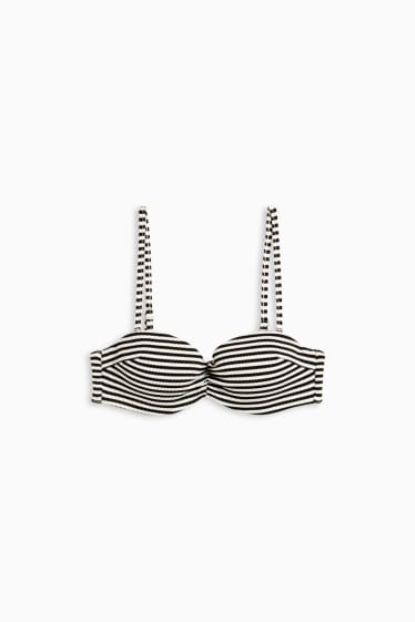 Donna - Reggiseno bikini con ferretti - imbottito - LYCRA® XTRA LIFE™ - nero