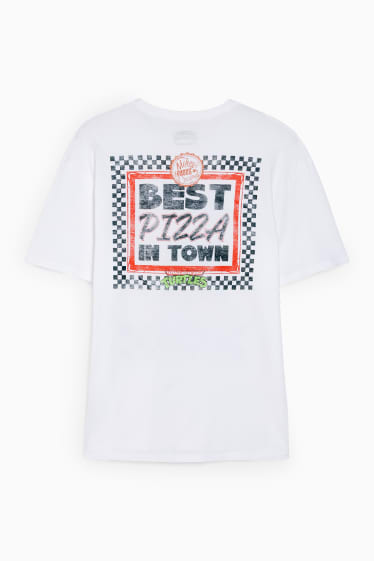 Herren - T-Shirt - Teenage Mutant Ninja Turtles - weiss