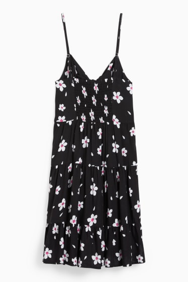 Femmes - CLOCKHOUSE - robe fit & flare - à fleurs - noir