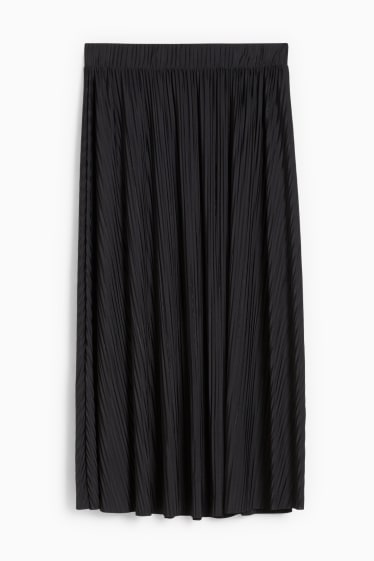 Dámské - Plisovaná sukně - černá