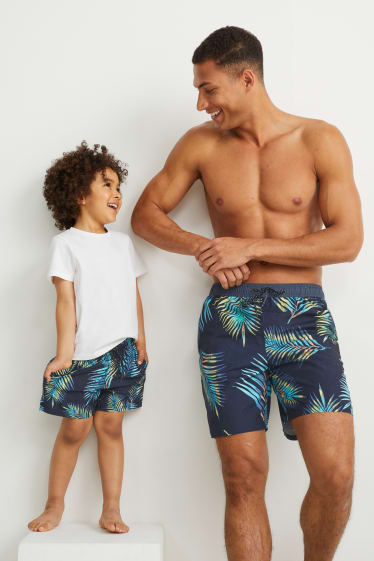 Uomo - Shorts da mare - blu scuro