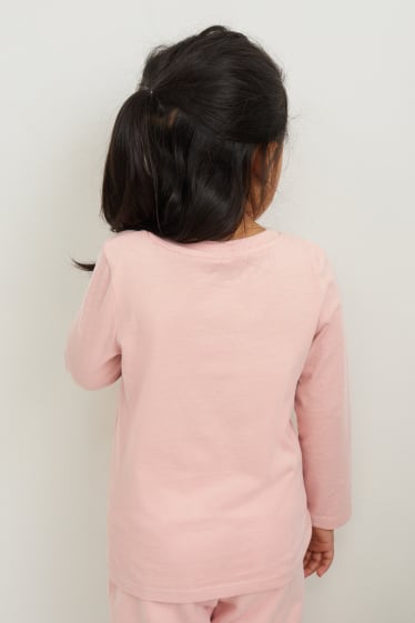 Kinder - Langarmshirt - dunkelrosa