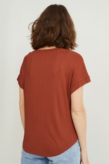 Femmes - T-shirt - marron