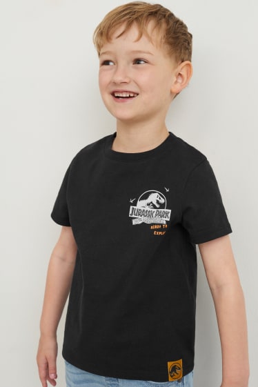 Children - Jurassic Park - short sleeve T-shirt - black