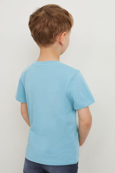 Kinder - Multipack 2er - Kurzarmshirt - blau