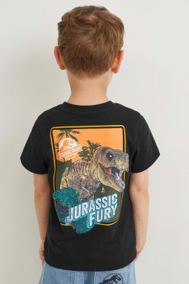 Kinderen - Jurassic Park - T-shirt - zwart
